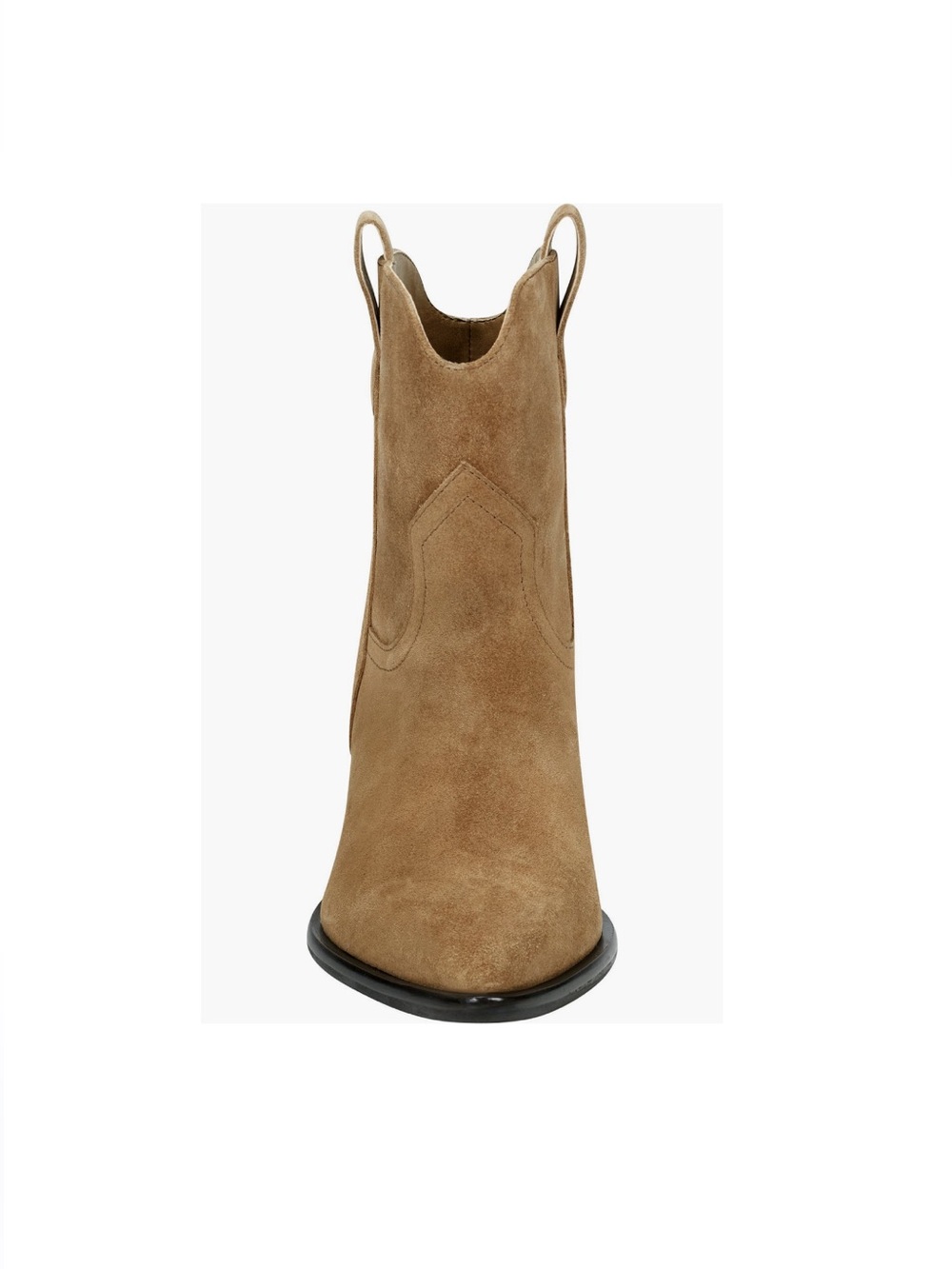 Marc Fisher LTD Marlie Western Ankle Boots Tan Medium Natural 101 Women’s 8.5 - Picture 8 of 16